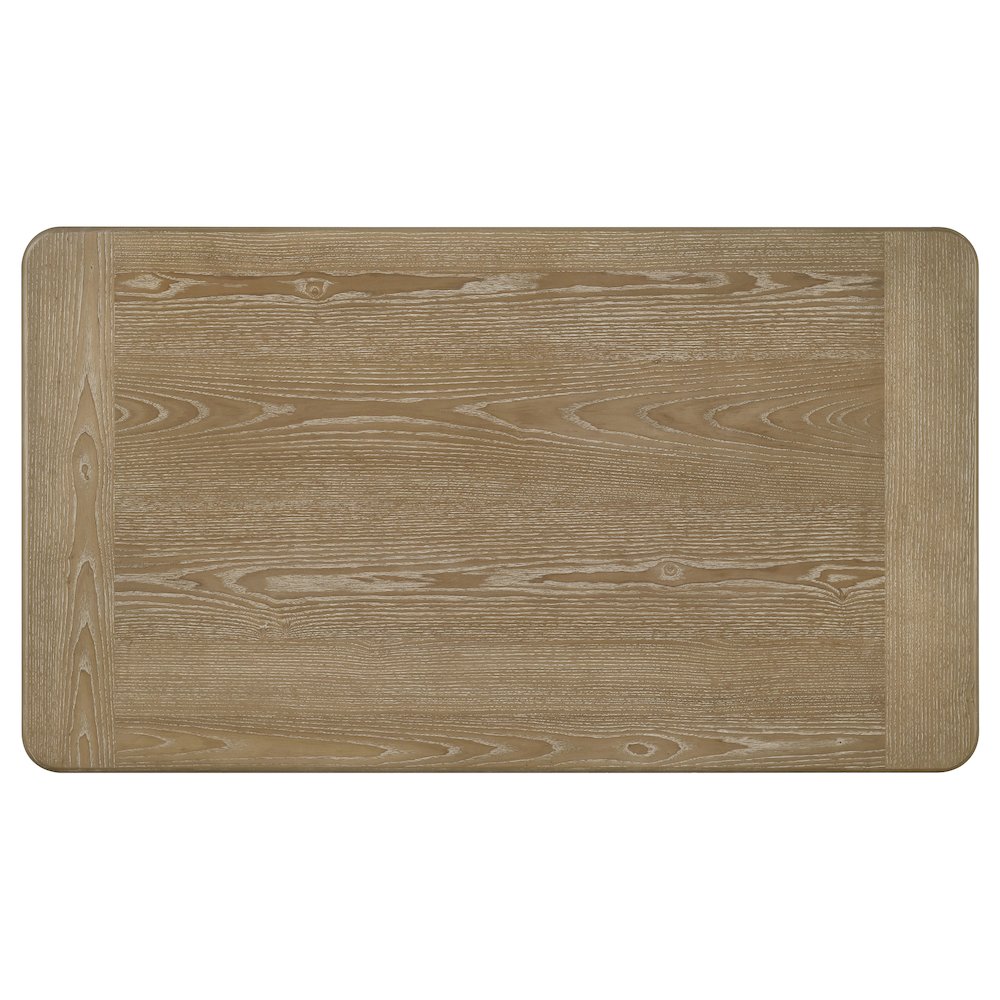 Adina Rectangular Wood Coffee Table Distressed Light Brown. Picture 5