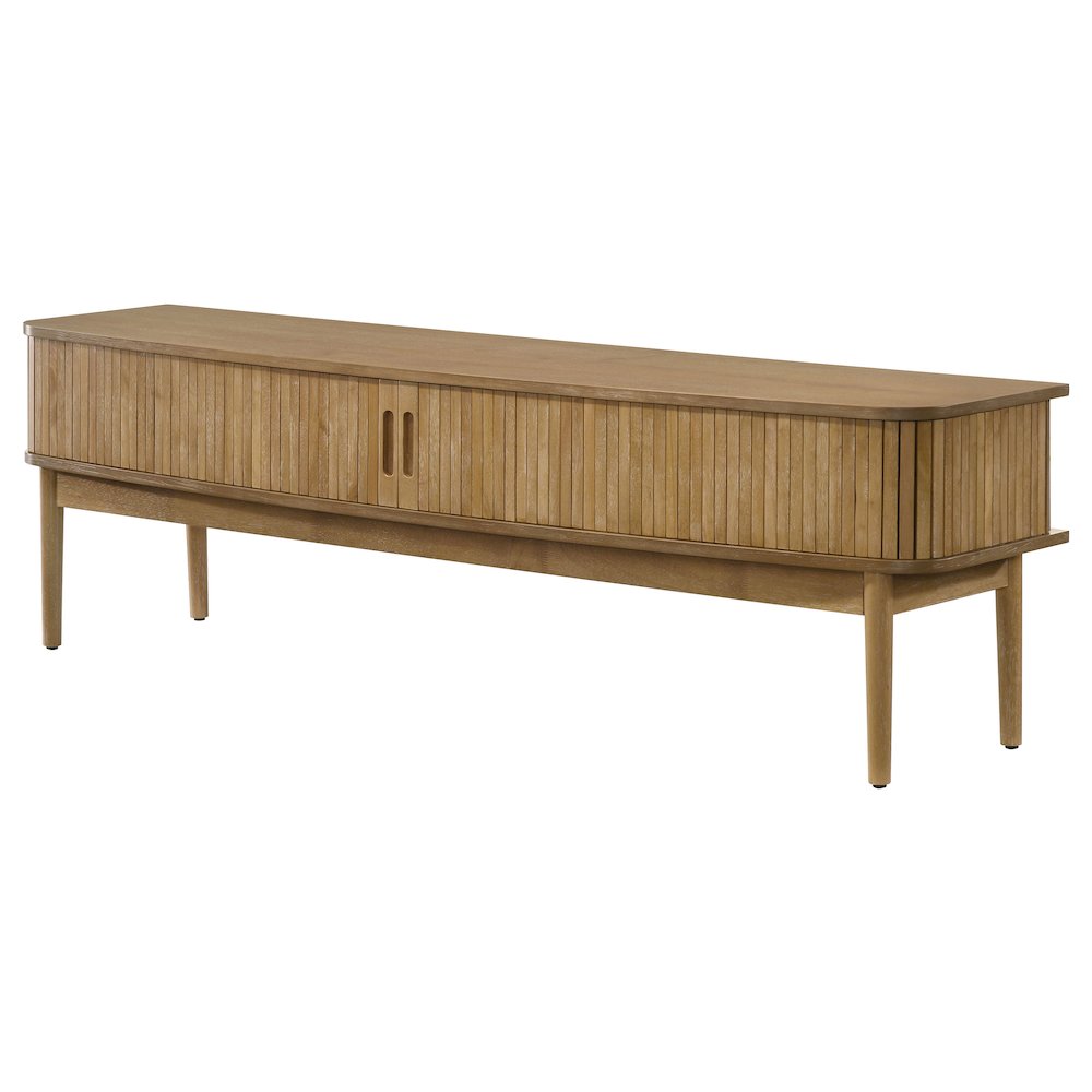 Croyden 71-inch TV Stand Media Console Weathered Natural. Picture 5