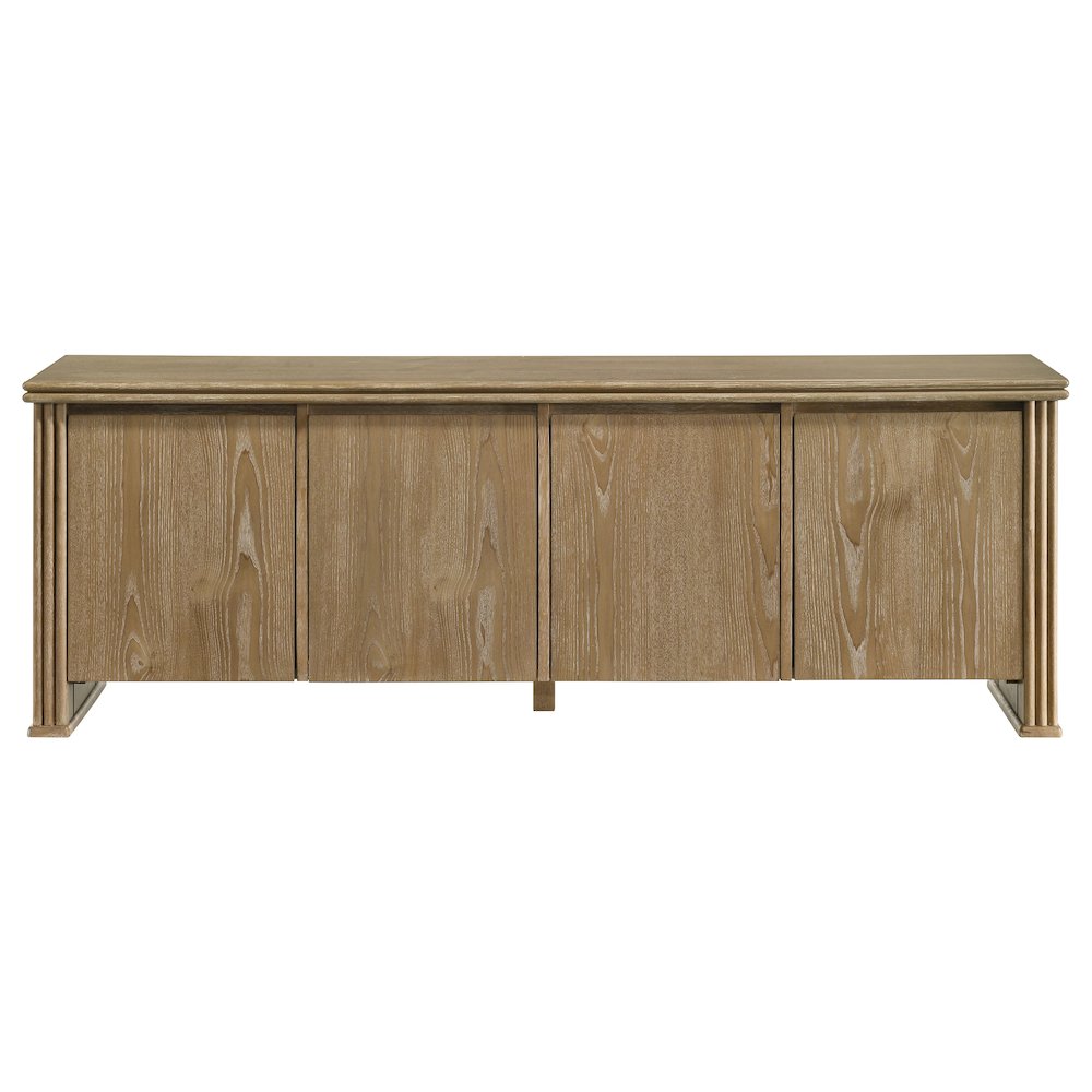 Adina 70-inch TV Stand Media Console Distressed Light Brown. Picture 3
