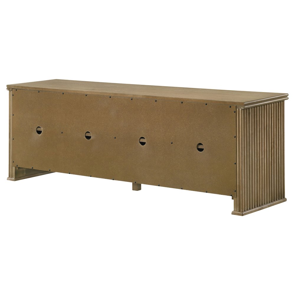 Adina 70-inch TV Stand Media Console Distressed Light Brown. Picture 9
