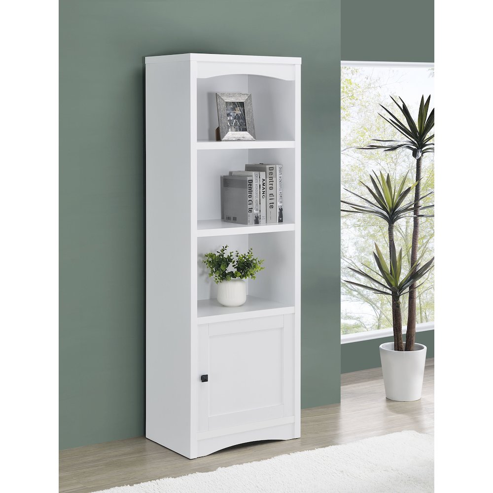 Laughlin 3-piece Entertainment Center TV Stand White. Picture 14
