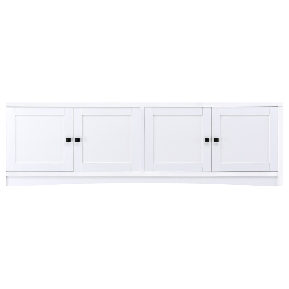 Laughlin 3-piece Entertainment Center TV Stand White. Picture 5