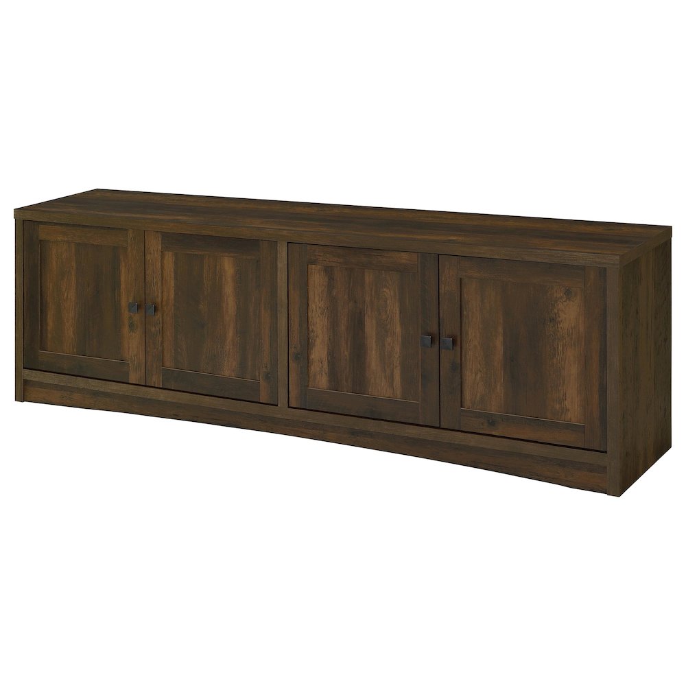 Laughlin 4-door Engineered Wood 78-inch TV Stand Dark Pine. Picture 5