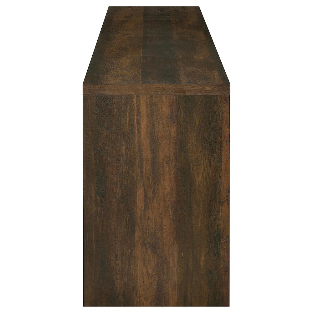 Laughlin 4-door Engineered Wood 78-inch TV Stand Dark Pine. Picture 6