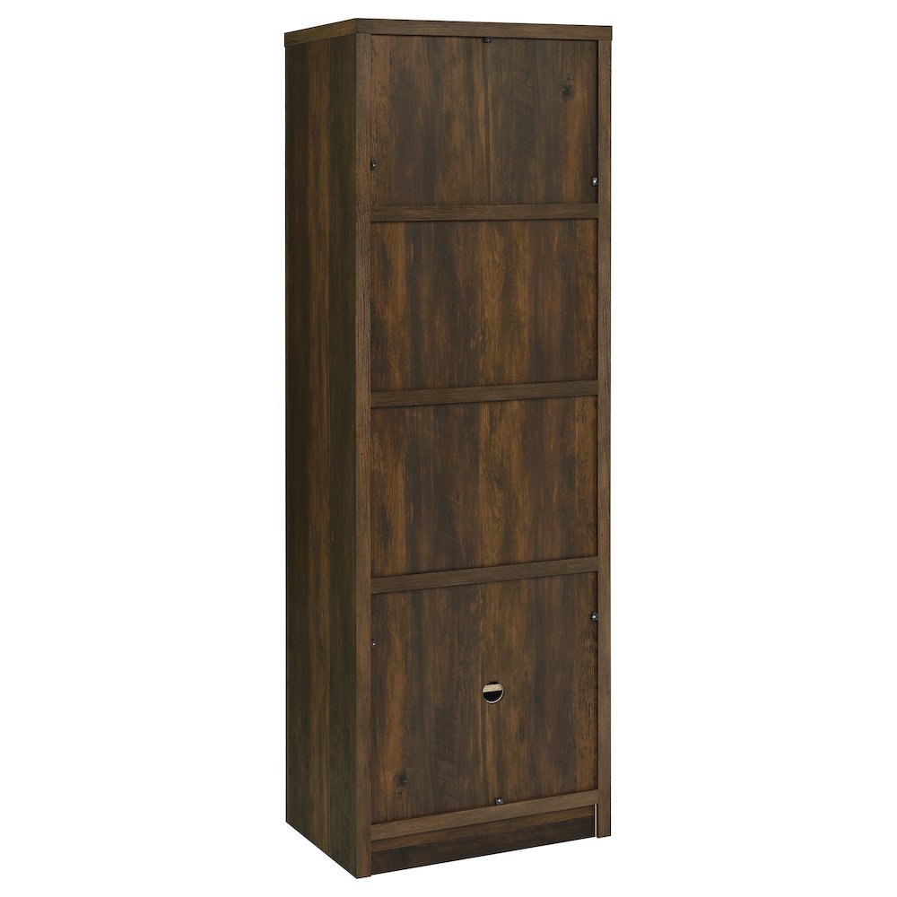 Laughlin 3-shelf Engineered Wood Media Tower Dark Pine. Picture 7