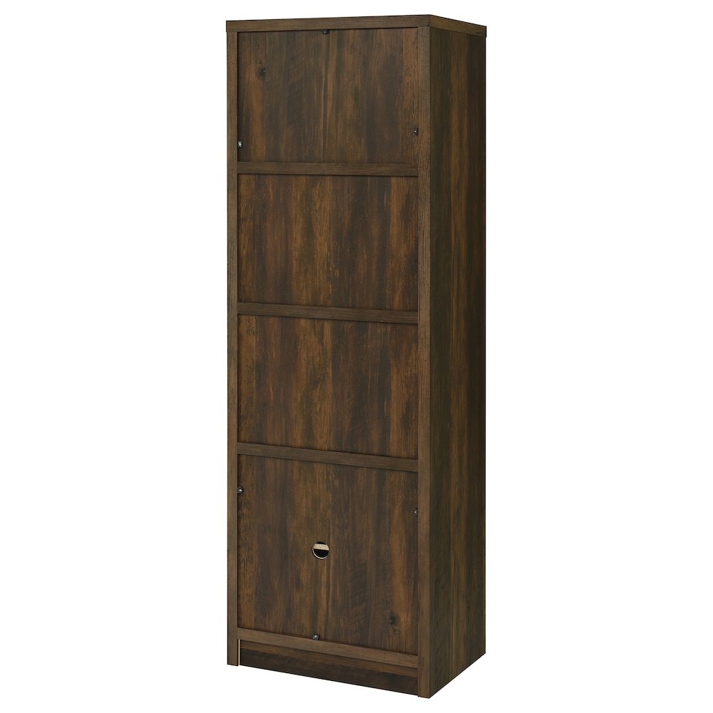 Laughlin 3-shelf Engineered Wood Media Tower Dark Pine. Picture 9