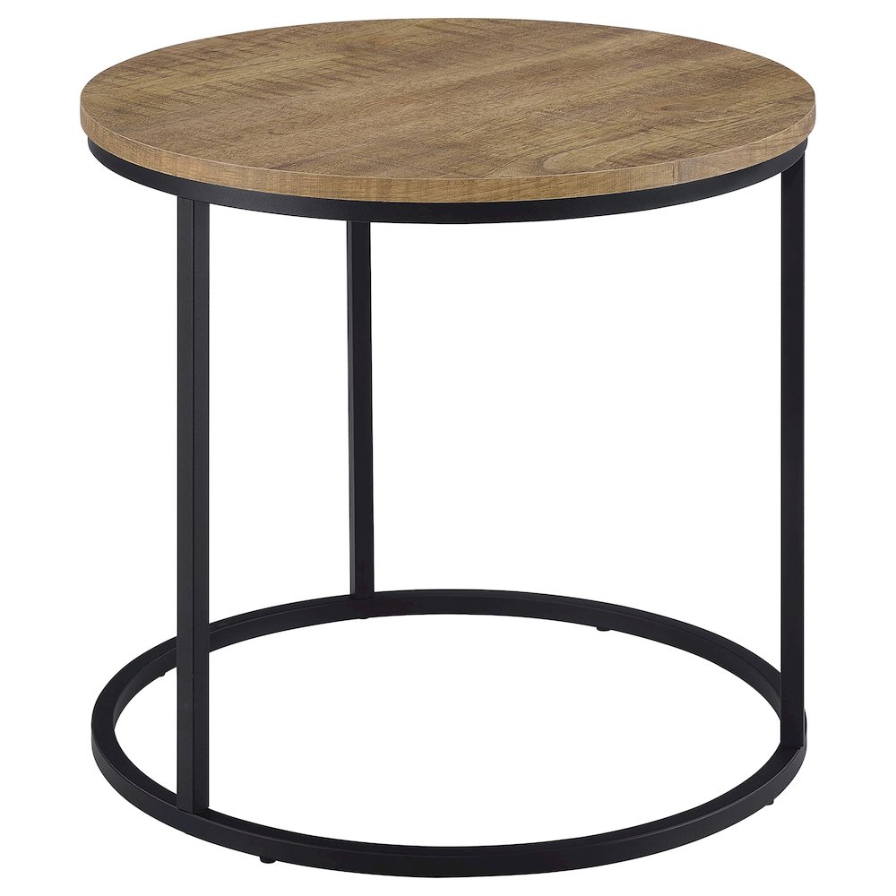 Lainey Round Occasional Side End Table Mango. Picture 1