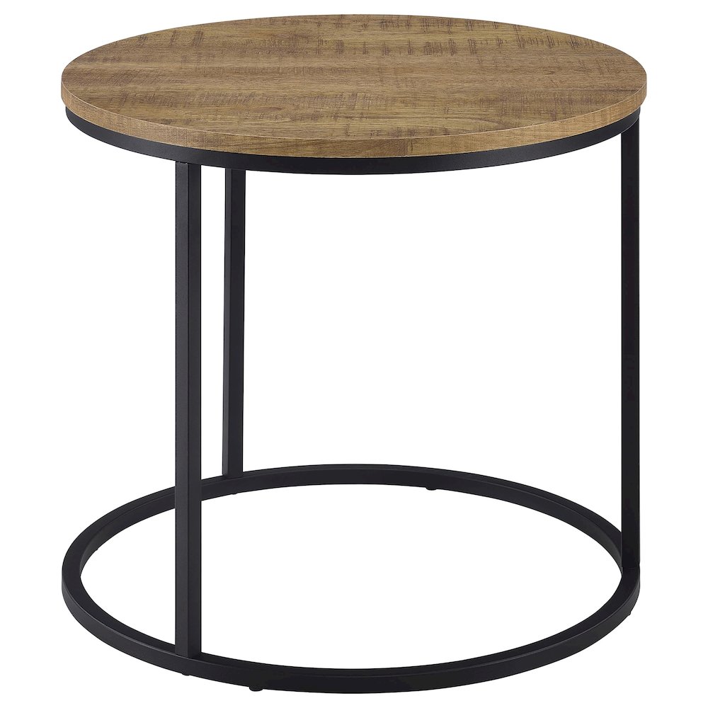 Lainey Round Occasional Side End Table Mango. Picture 5