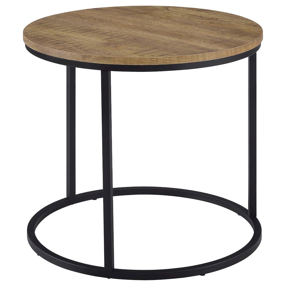 Lainey Round Occasional Side End Table Mango. Picture 6