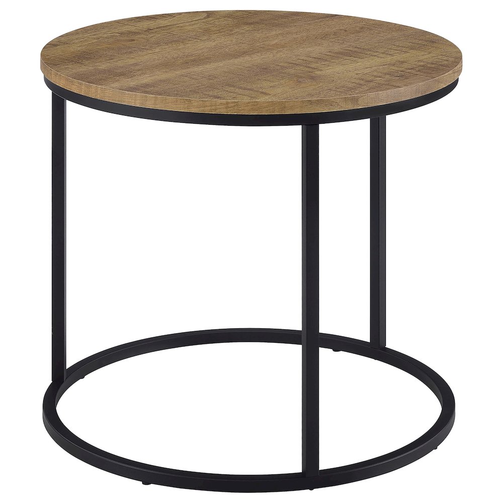 Lainey Round Occasional Side End Table Mango. Picture 7