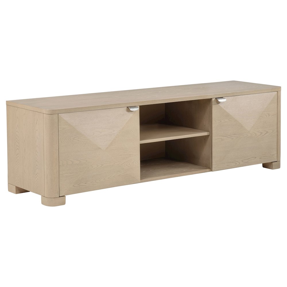 Marcelo 71-inch TV Stand Media Console Light Elm. Picture 1