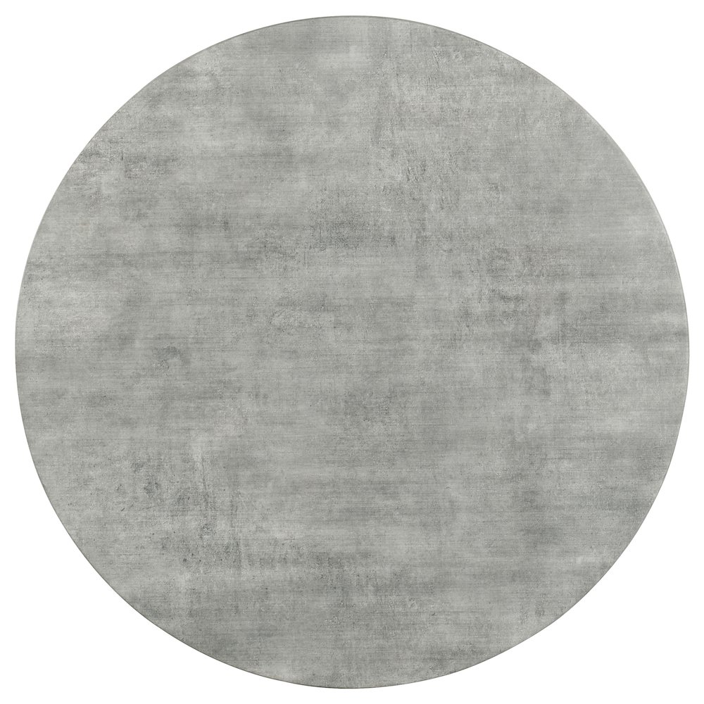 Hadi Round SmartTop Coffee Table Cement and Gunmetal. Picture 7