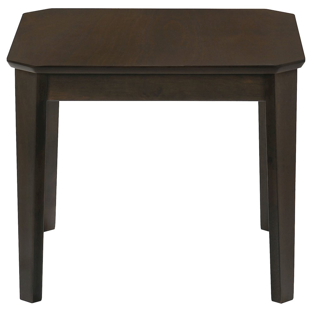 Amaro 3-piece Coffee and End Table Set Dark Brown. Picture 7