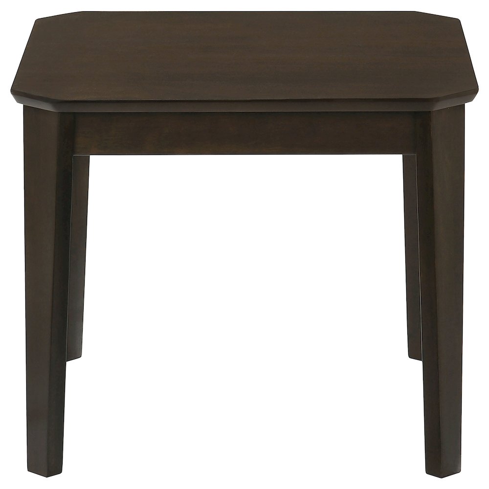 Amaro 3-piece Coffee and End Table Set Dark Brown. Picture 8