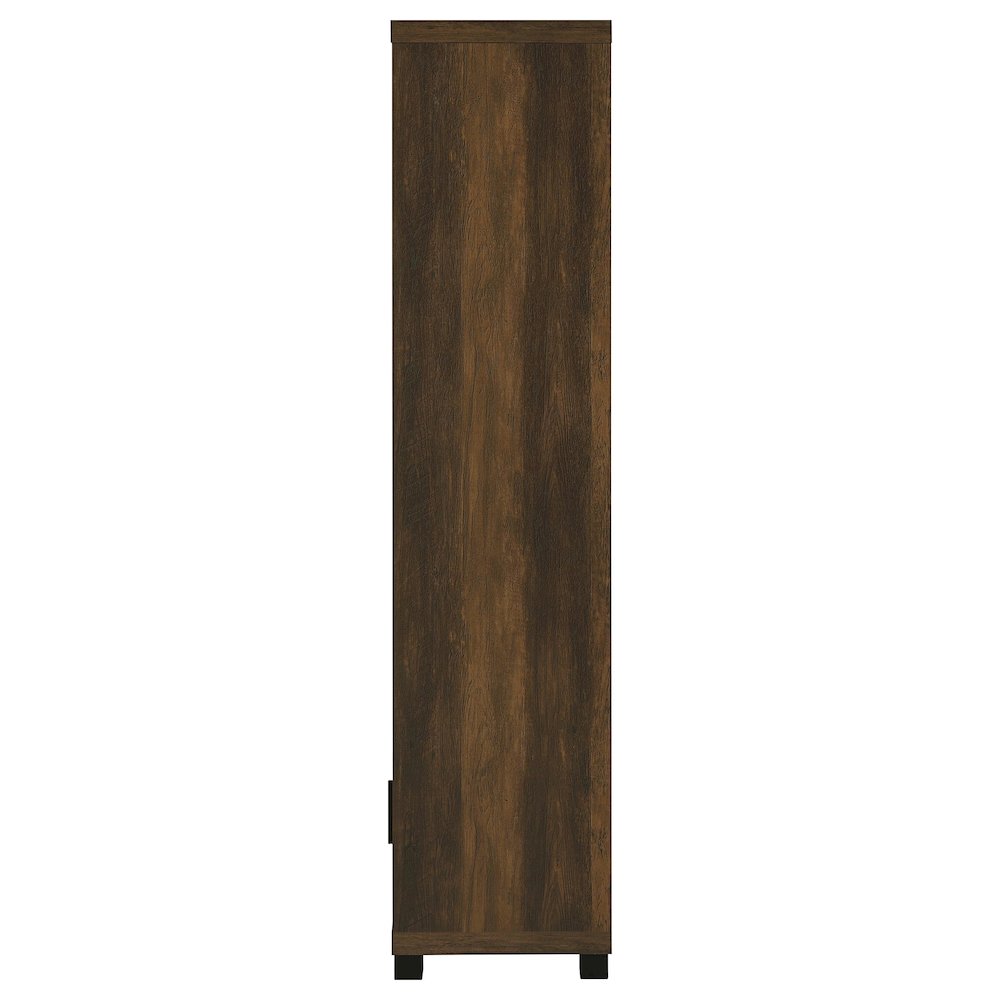 Sachin 3-piece 79" TV Entertainment Center Dark Pine. Picture 6