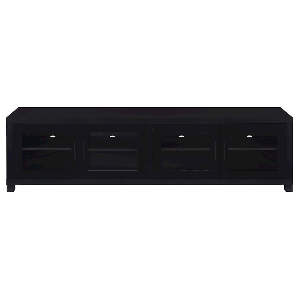 Jupiter 3-piece Entertainment Center 79-inch TV Stand Black. Picture 11