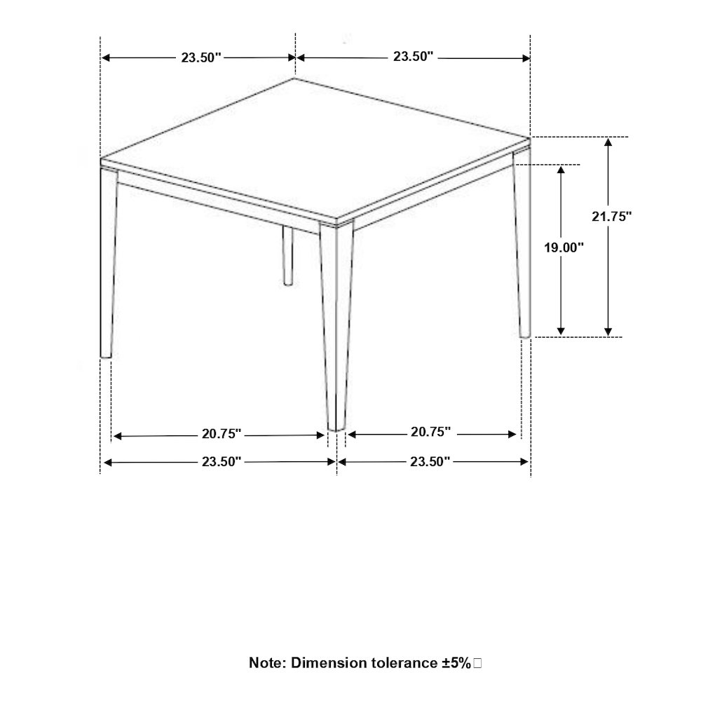 Mozzi Square Faux Marble Side End Table Grey and Black. Picture 9