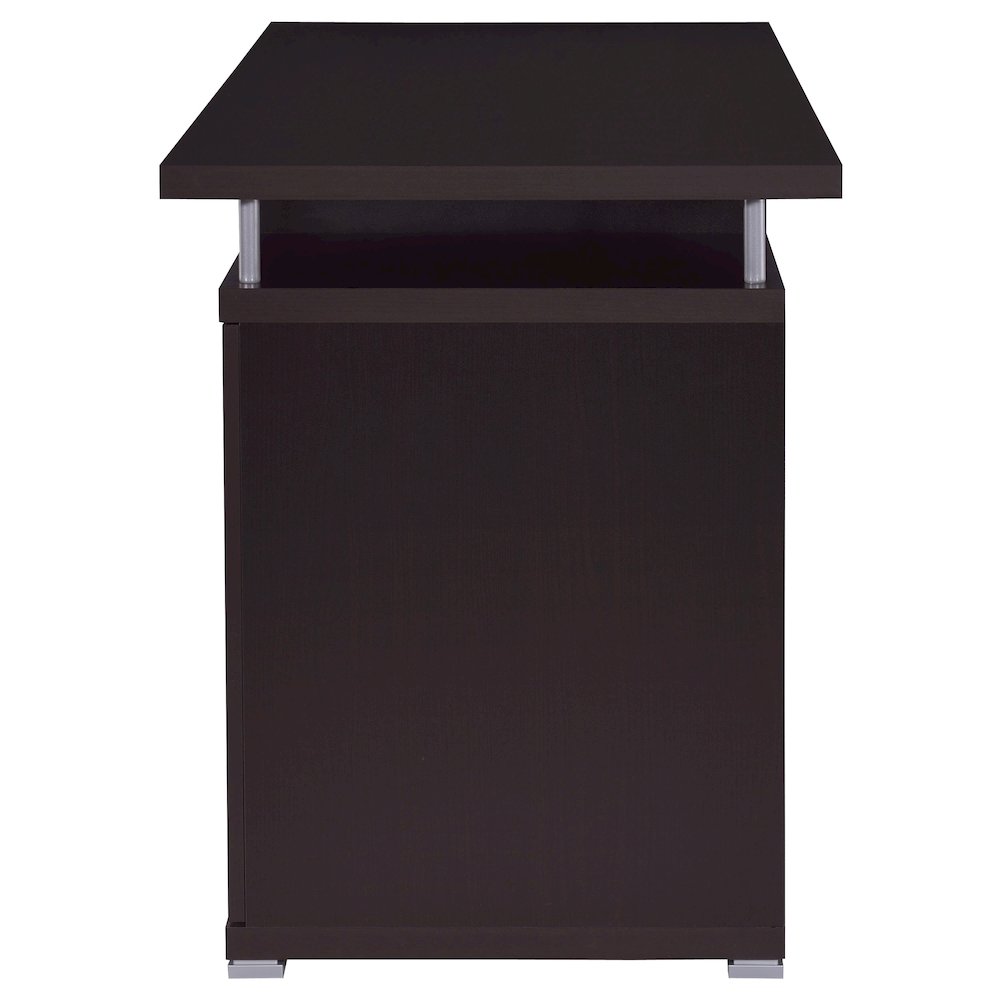 Tracy 55-inch 2-drawer Office Computer Desk Cappuccino. Picture 6