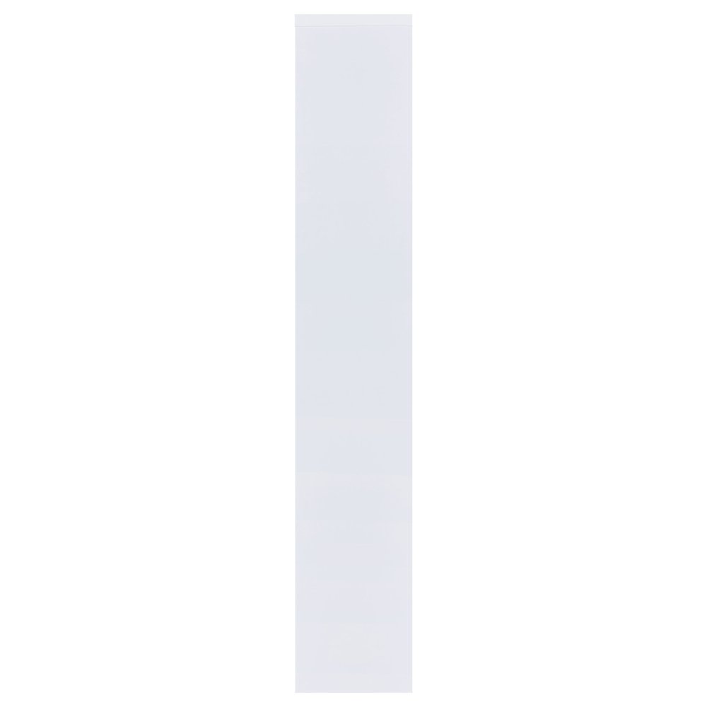 Theo 71-inch 6-shelf Bookshelf White. Picture 4