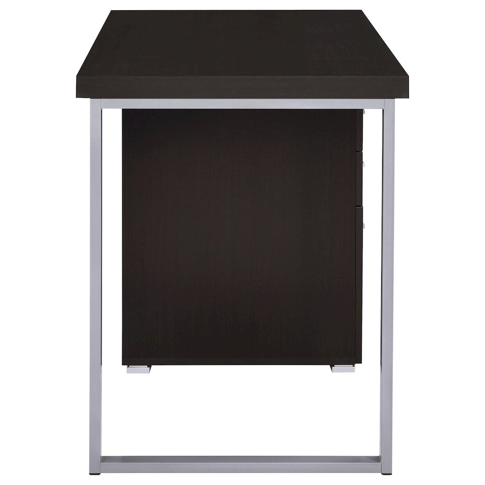 Brennan 47-inch 3-drawer Office Computer Desk Cappuccino. Picture 9