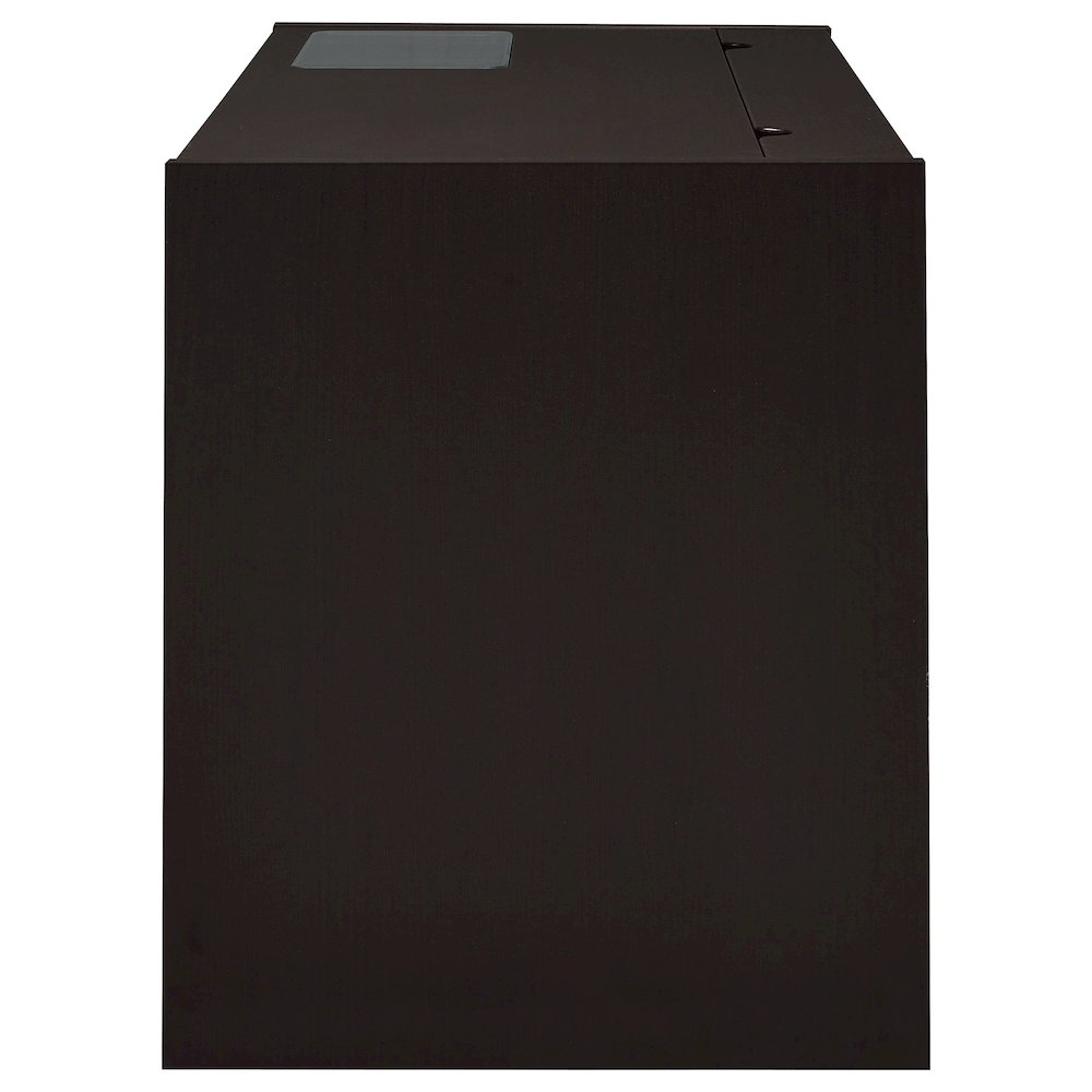 Halston 47-inch 2-drawer Office Desk with Cabinet Cappuccino. Picture 4