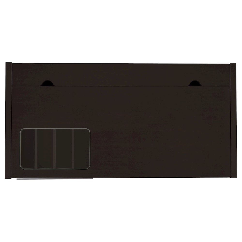 Halston 47-inch 2-drawer Office Desk with Cabinet Cappuccino. Picture 11