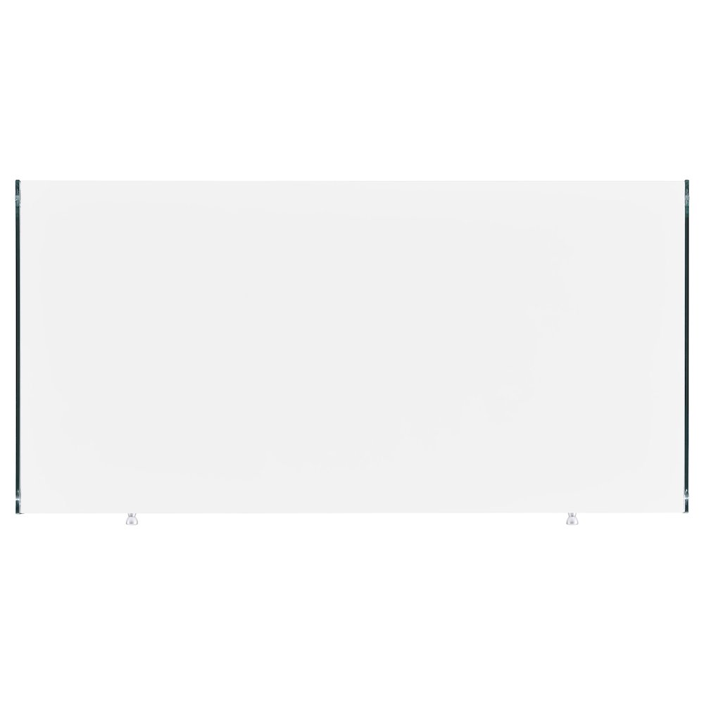 Dobrev 48-inch 2-drawer Writing Desk White High Gloss. Picture 13