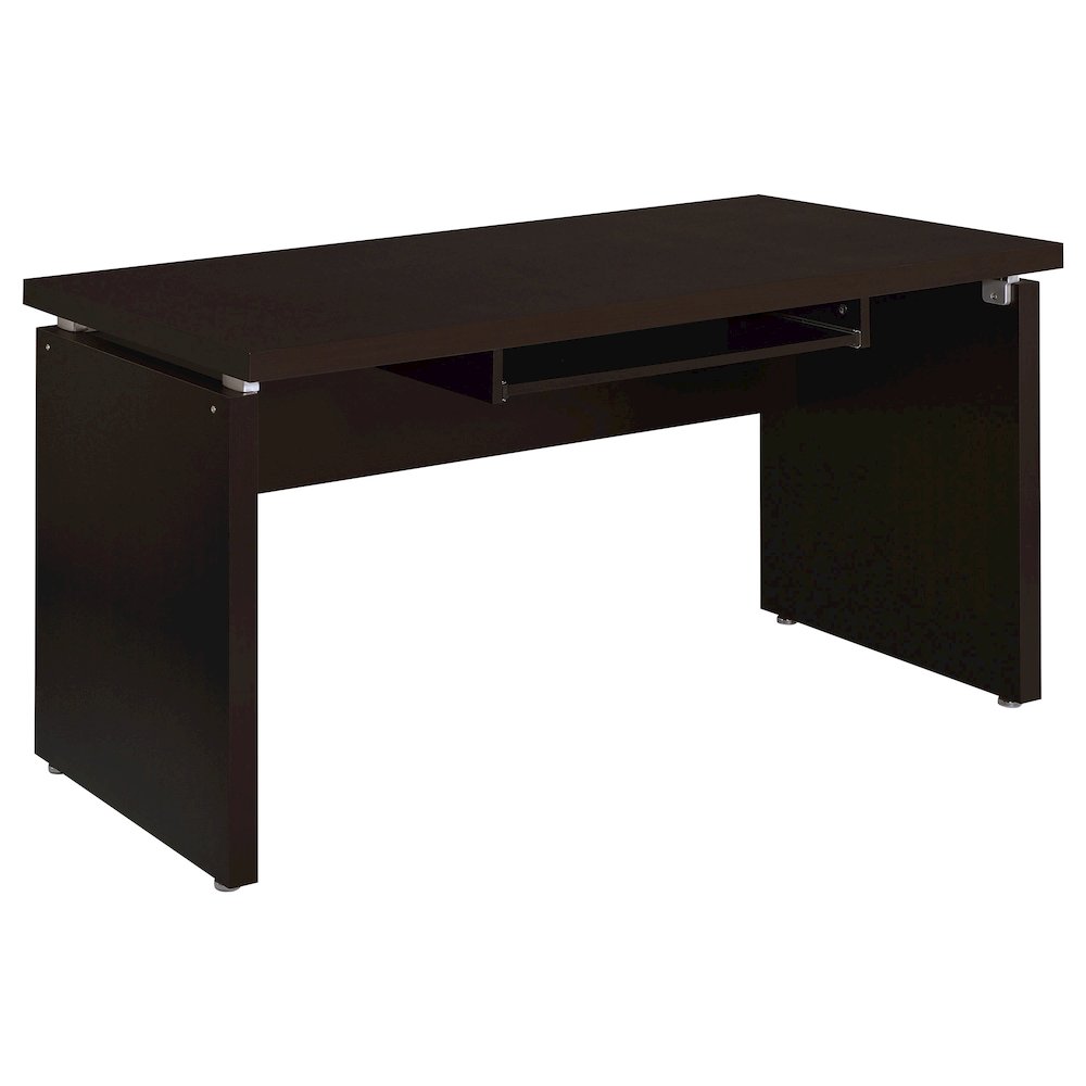 Skylar 83-inch L-Shaped Office Computer Desk Cappuccino. Picture 3