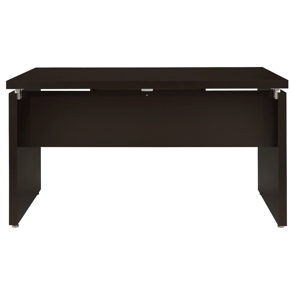 Skylar 83-inch L-Shaped Office Computer Desk Cappuccino. Picture 8