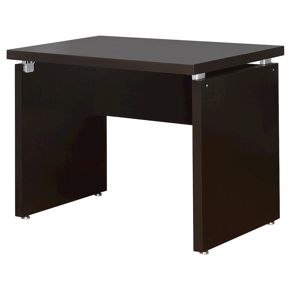 Skylar 83-inch L-Shaped Office Computer Desk Cappuccino. Picture 9