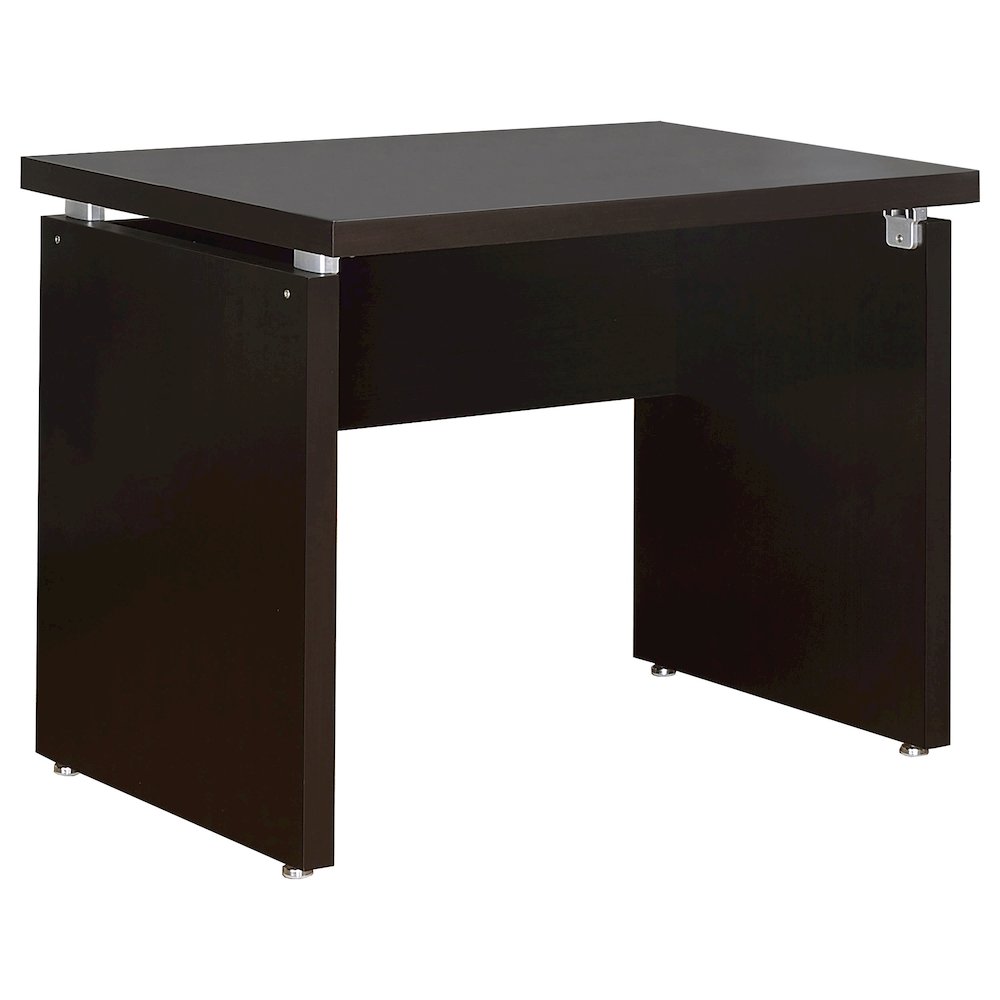 Skylar L-Shape Desk with Mobile File Cabinet Cappuccino. Picture 5