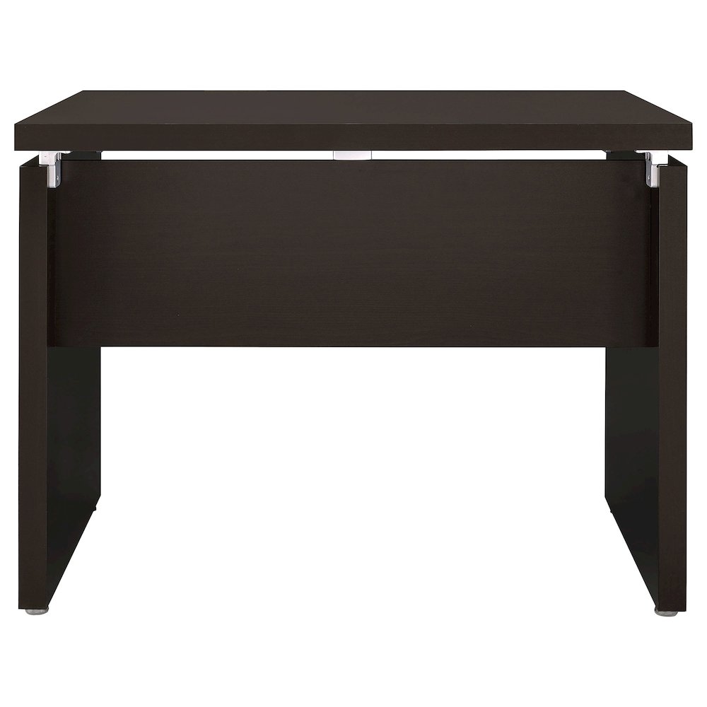 Skylar L-Shape Desk with Mobile File Cabinet Cappuccino. Picture 6