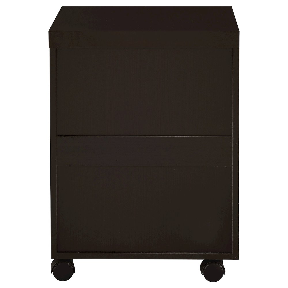 Skylar 3-drawer Home Office Mobile File Cabinet Cappuccino. Picture 8