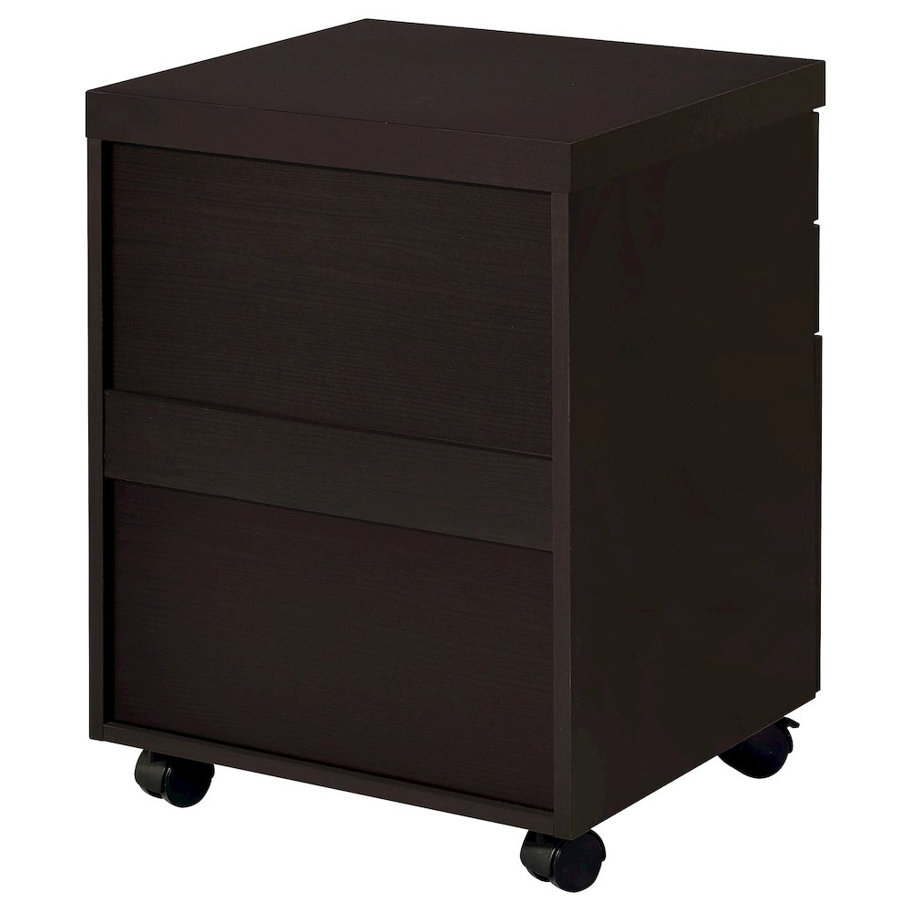 Skylar 3-drawer Home Office Mobile File Cabinet Cappuccino. Picture 9