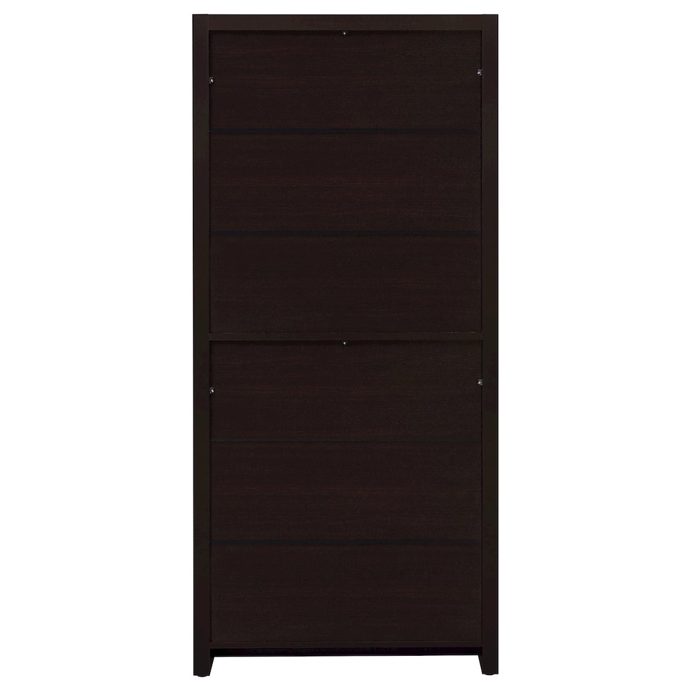 Skylar 71-inch 5-shelf Bookcase with Drawer Cappuccino. Picture 8