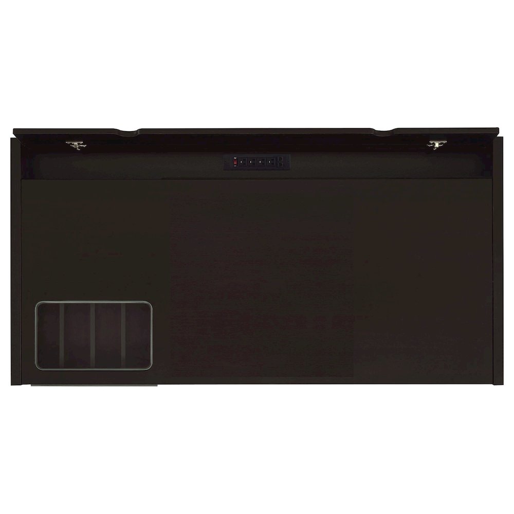 Halston 60-inch 3-drawer Office Computer Desk Cappuccino. Picture 8
