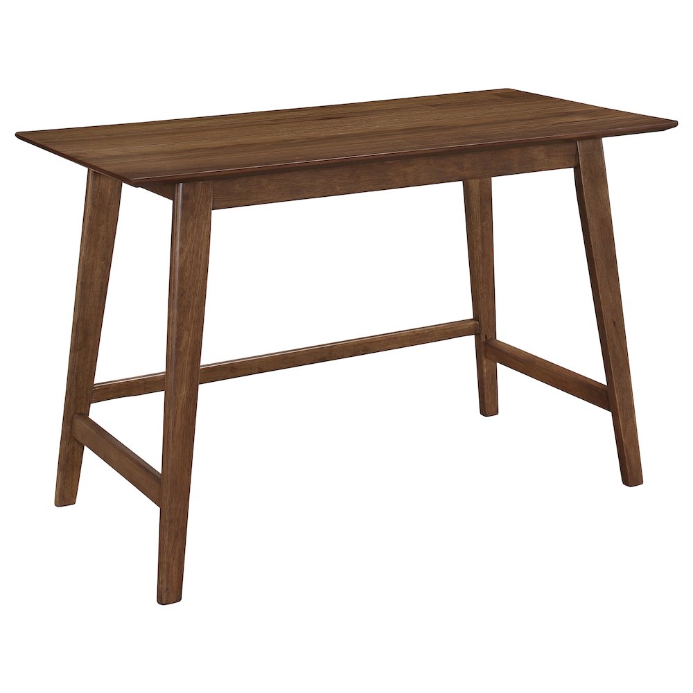 Karri 2-piece Home Office Computer Desk and Chair Set Walnut. Picture 3