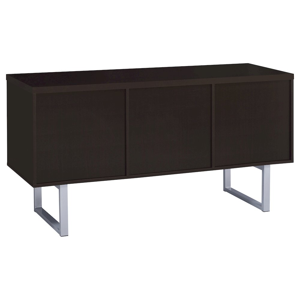 Lawtey 5-drawer Home Office Storage Credenza Cappuccino. Picture 7