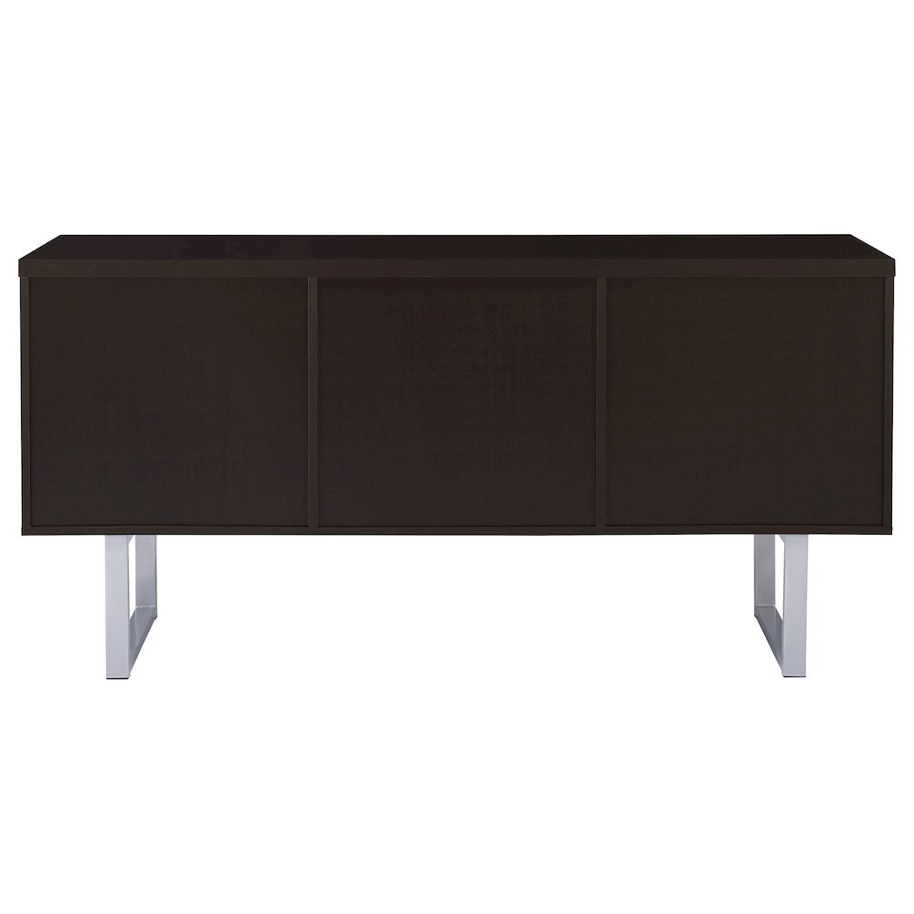 Lawtey 5-drawer Home Office Storage Credenza Cappuccino. Picture 8