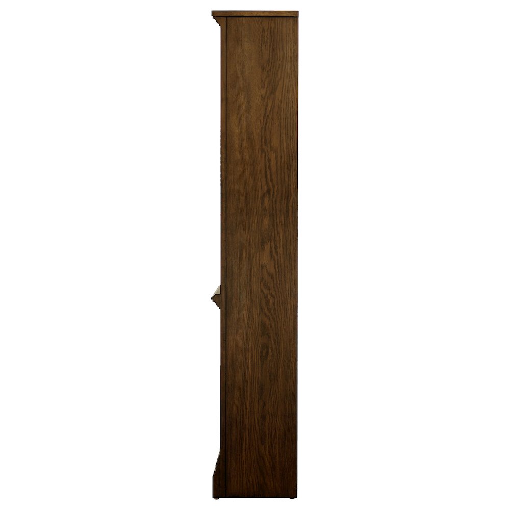 Hartshill 78-inch 5-shelf Bookcase Burnished Oak. Picture 4