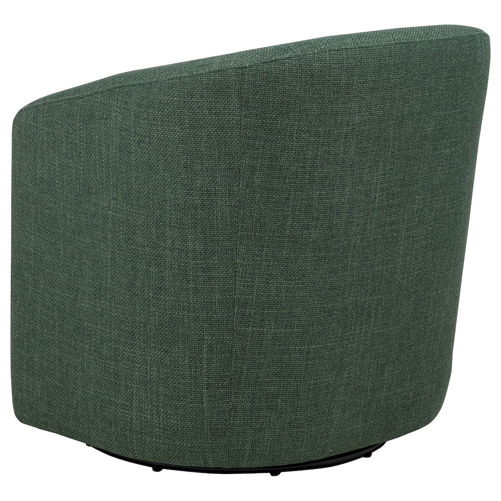 Mossbrook Fabric Upholstered Swivel Accent Chair Green. Picture 6