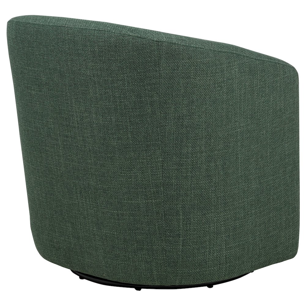 Mossbrook Fabric Upholstered Swivel Accent Chair Green. Picture 7