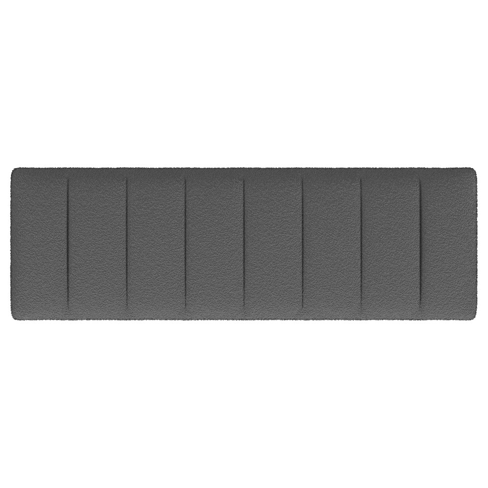 Mesa Boucle Upholstered Tufted Accent Bench Charcoal. Picture 8
