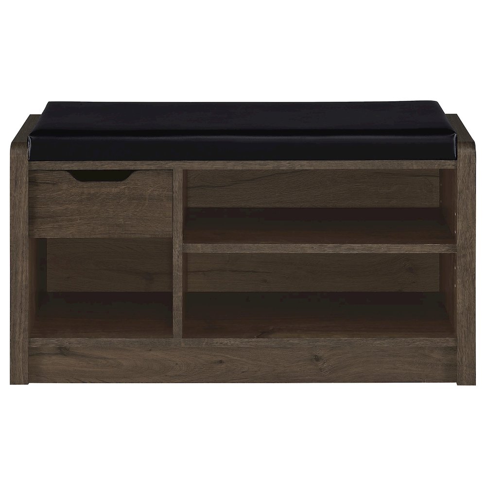 Arrington Storage Bench Smoked Oak. Picture 4