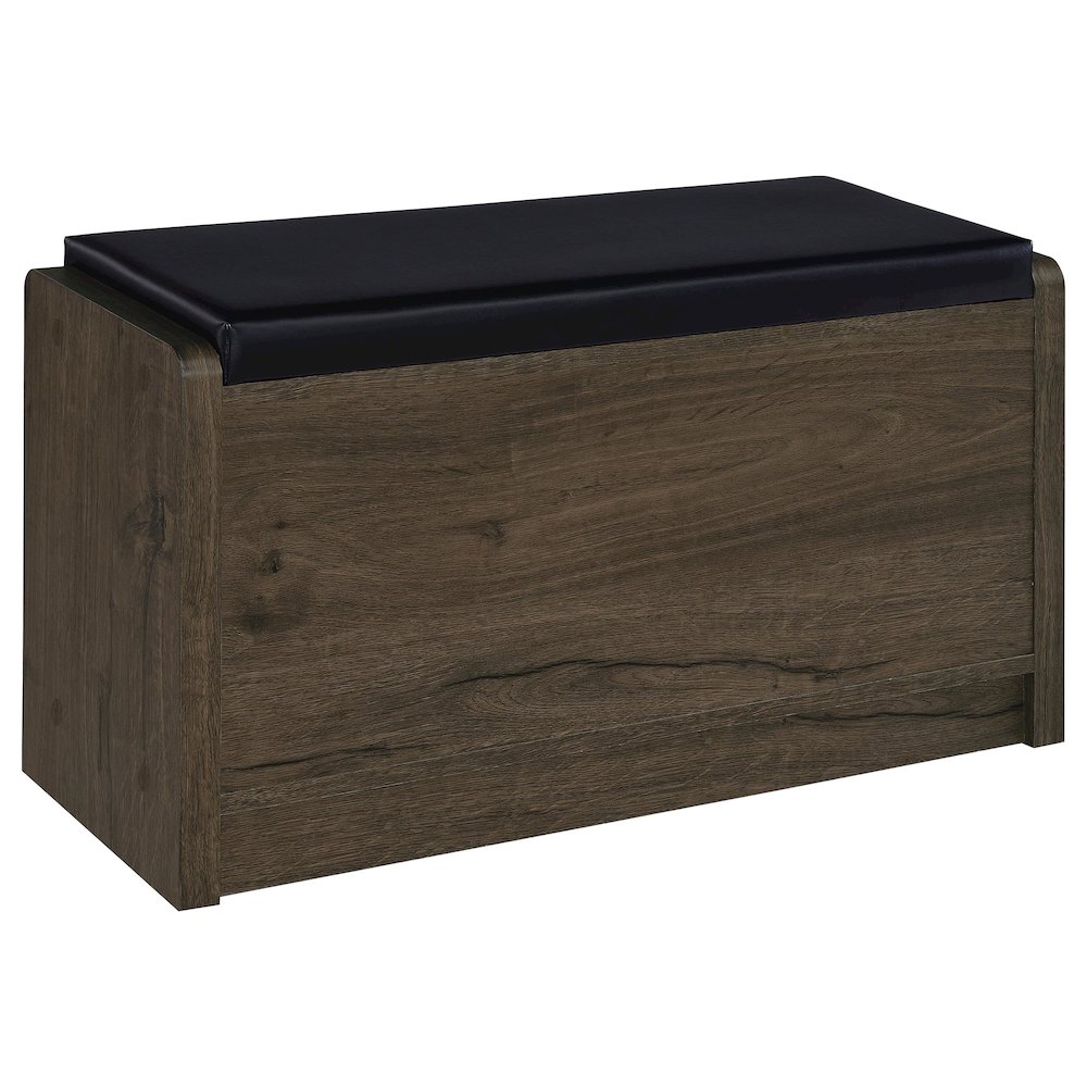 Arrington Storage Bench Smoked Oak. Picture 6