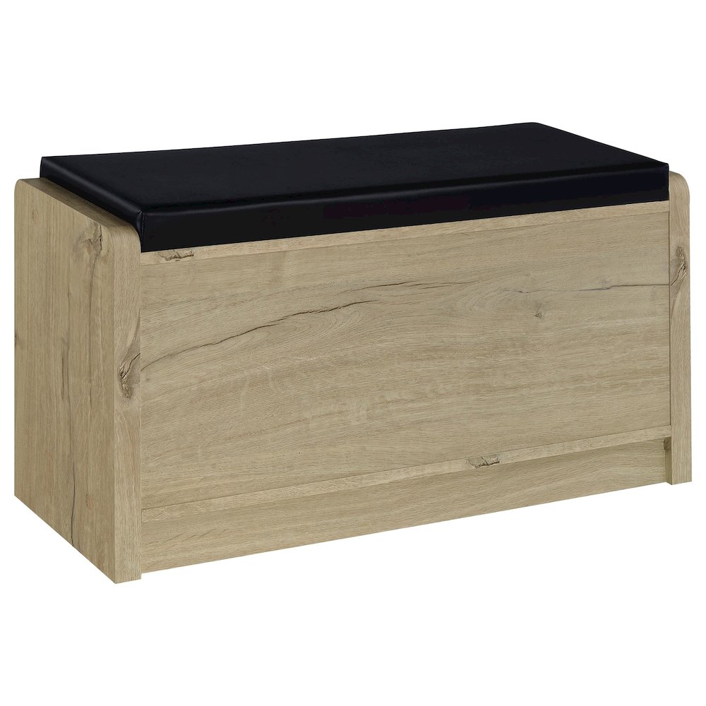 Arrington Storage Bench White Oak. Picture 6
