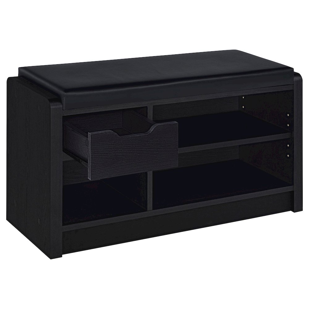 Arrington Storage Bench Black. Picture 3