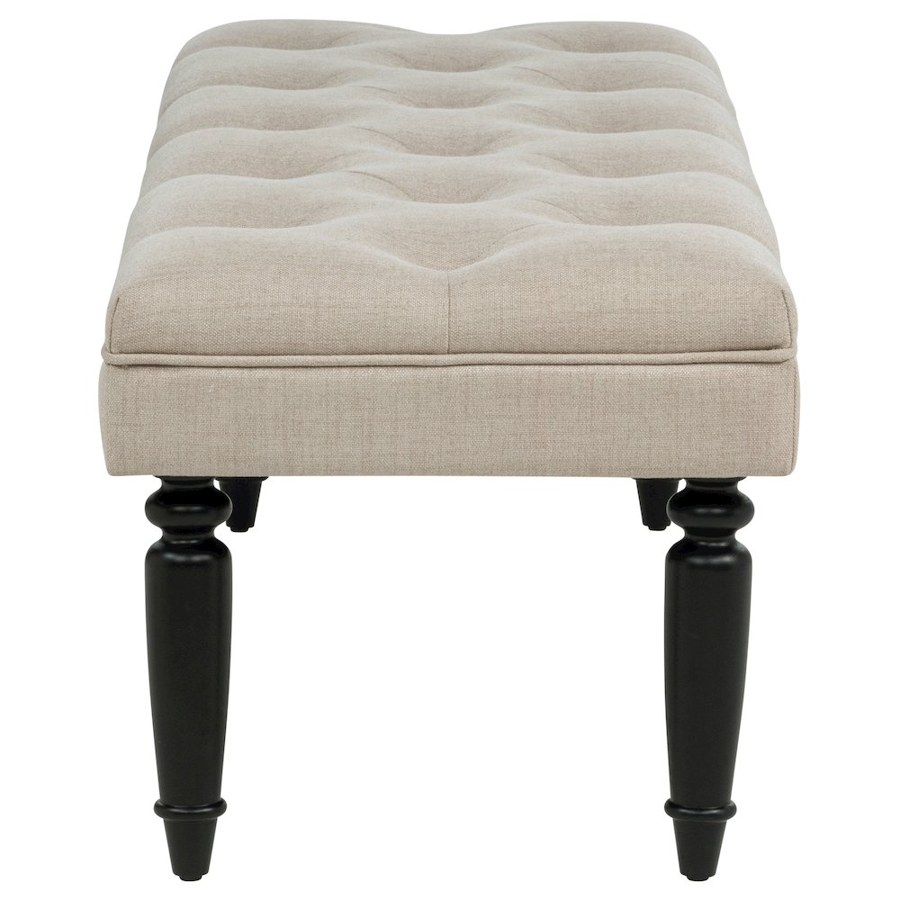 Marsha 52-inch Upholstered Entryway Accent Bench Latte. Picture 4
