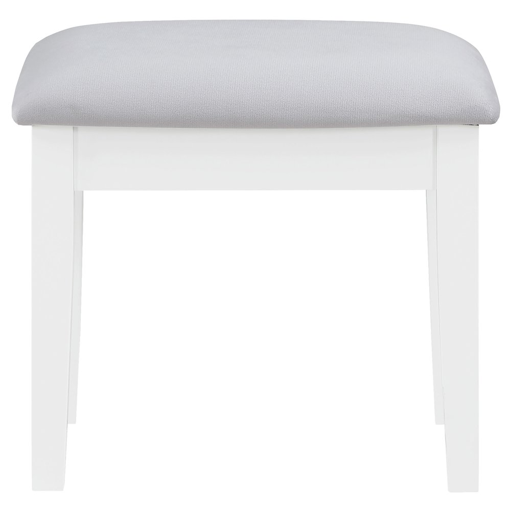 Regina Makeup Vanity Table Set with Lighting White. Picture 11