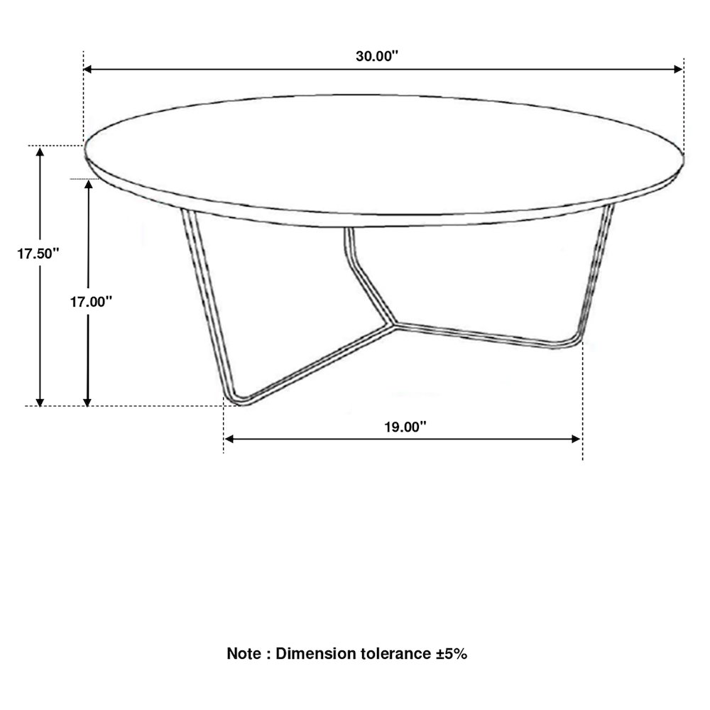 Yaritza Round Mango Wood Coffee Table Natural and Gunmetal. Picture 8